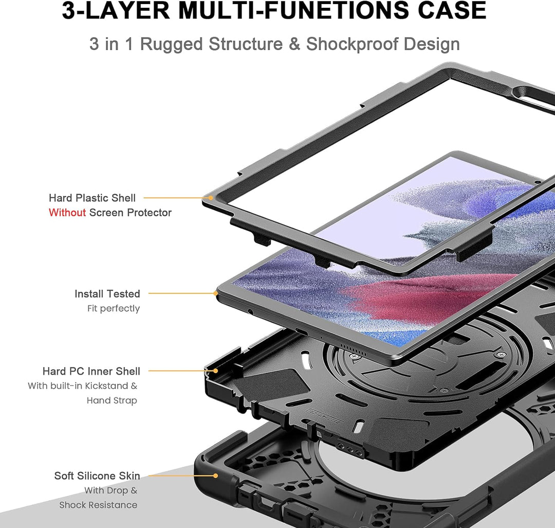 Galaxy Tab A7 Lite 8.7 inch Rugged Case - Gerutek