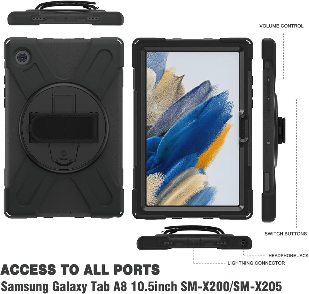 Galaxy Tab A8 10.5 inch Rugged Case - Gerutek