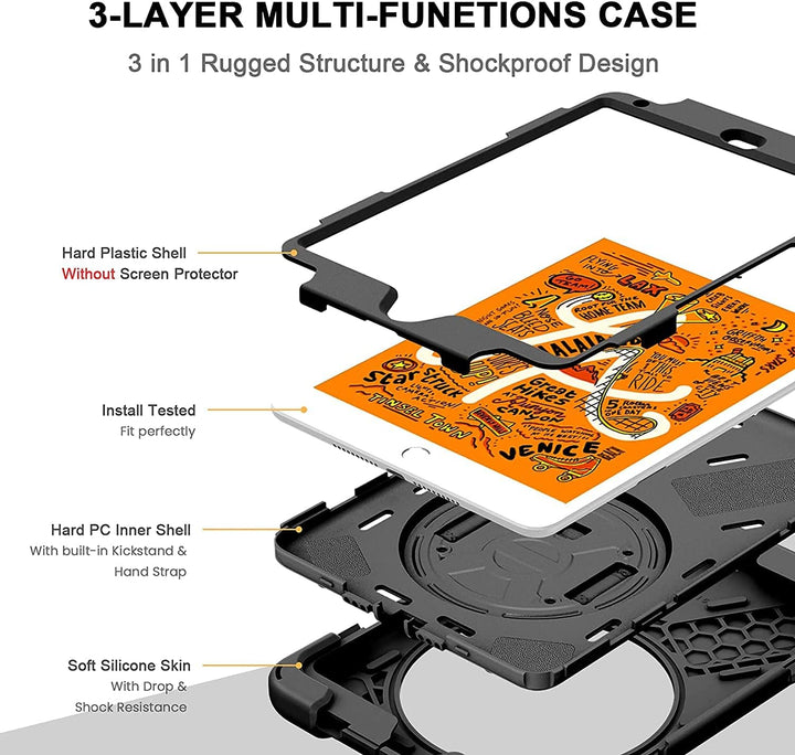 iPad Mini 4th/5th Gen 7.9 inch Rugged Case - Gerutek